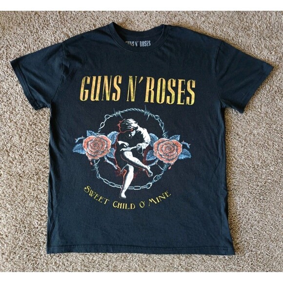 Guns N' Roses Tops - Guns N' Roses Sweet Child O' Mine T-Shirt Women's Medium Black Short Sleeve